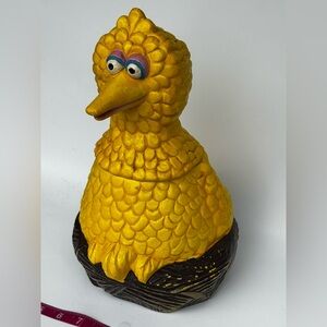 Vintage 1971 Yellow Big Bird cookie Jar